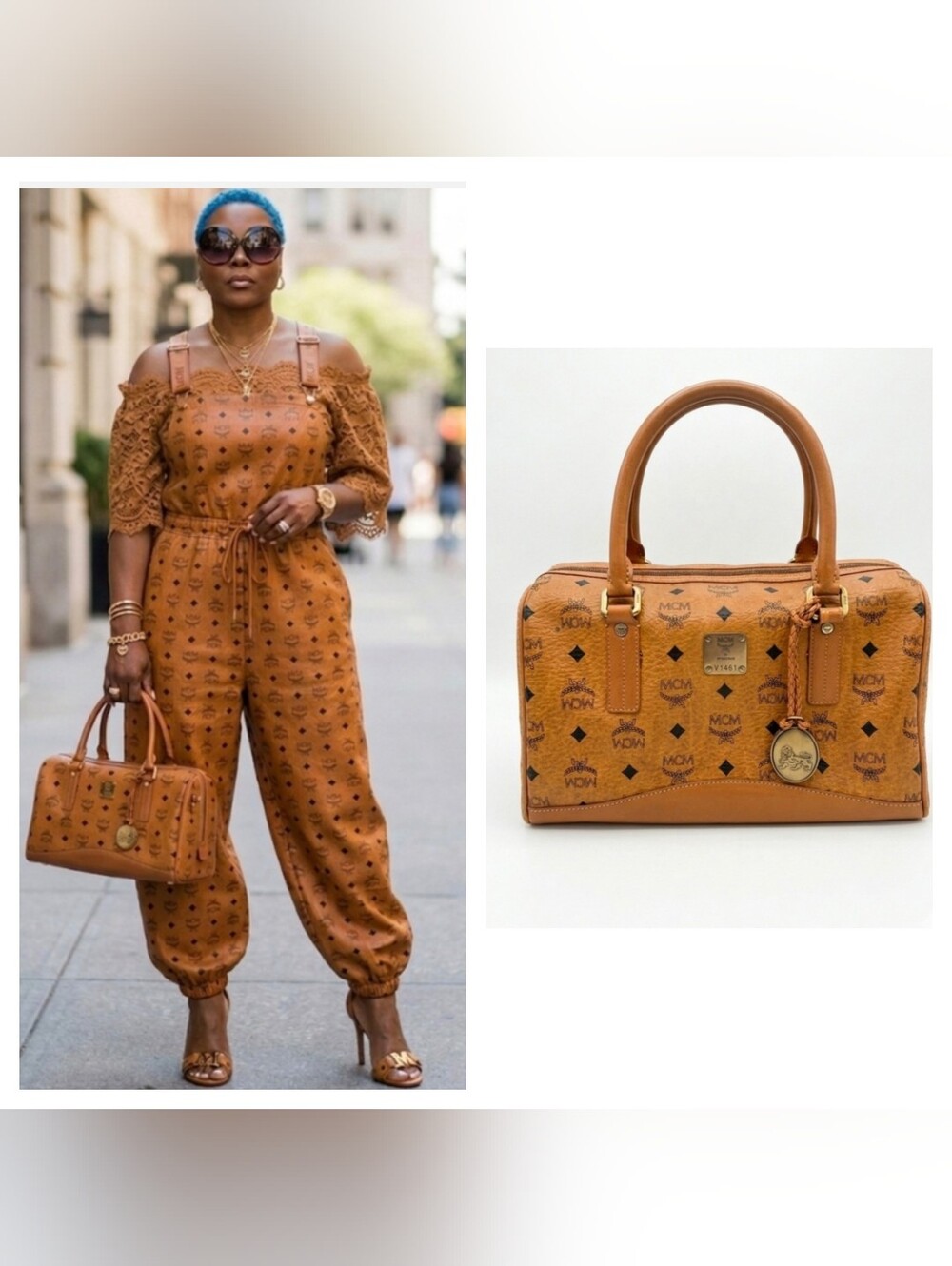 MCM VINTAGE BOSTON BAG